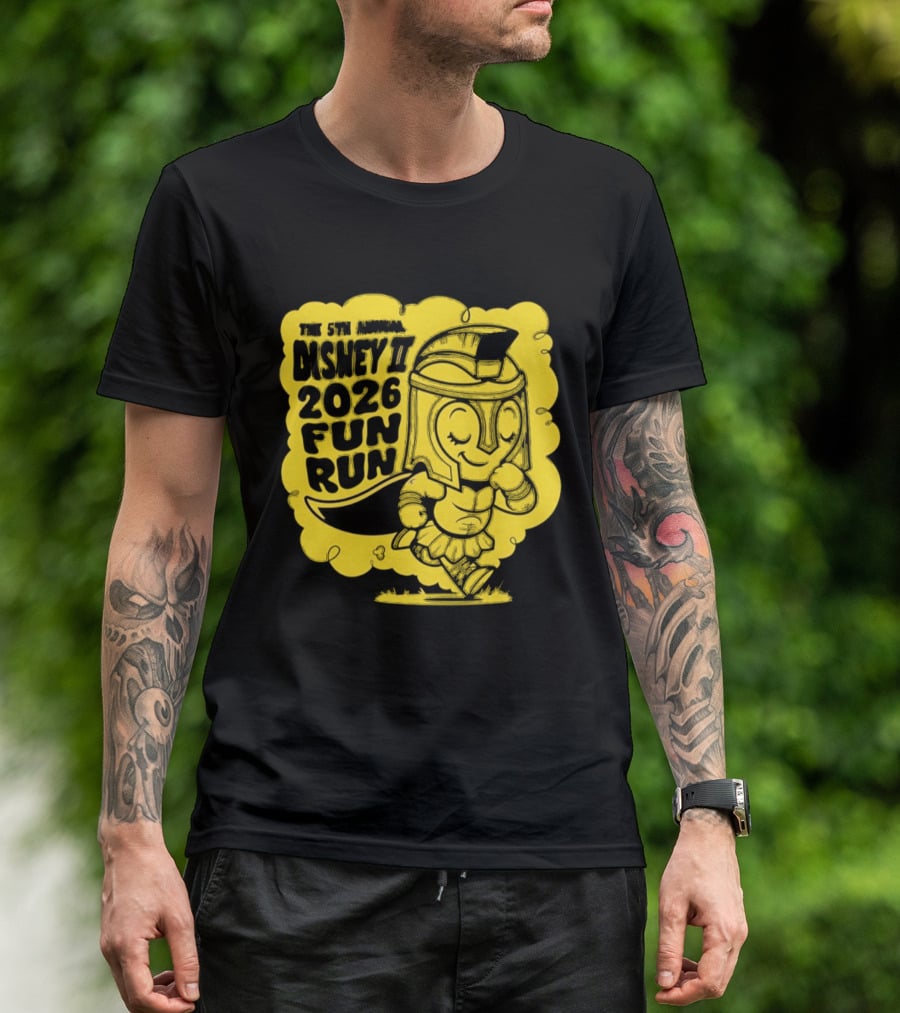The 5th Annual Disney II 2026 Fun Run Harebrained Character Celebration T-Shirt