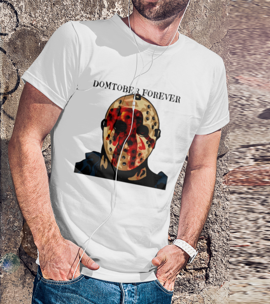 Domtober Forever Jason Voorhees Halloween Mask T-Shirt