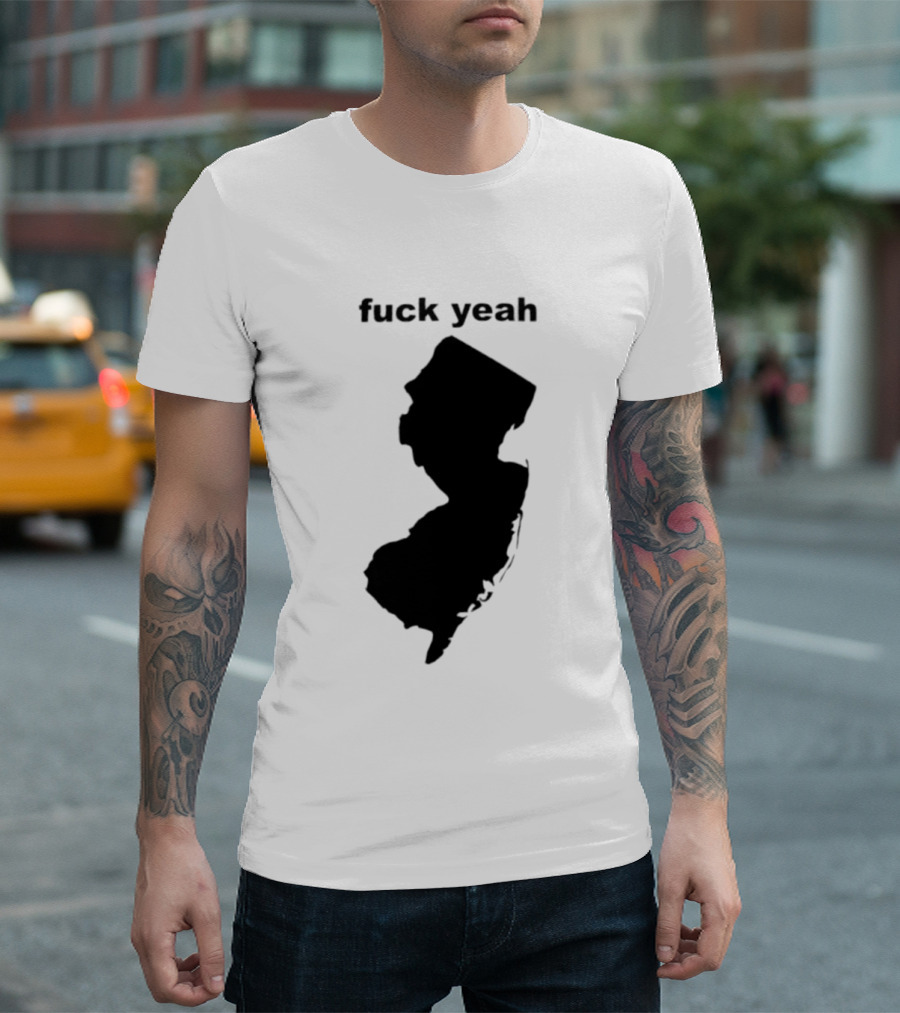 Fuck Yeah New Jersey Map T-Shirt