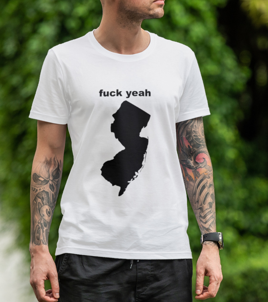 Fuck Yeah New Jersey Map T-Shirt