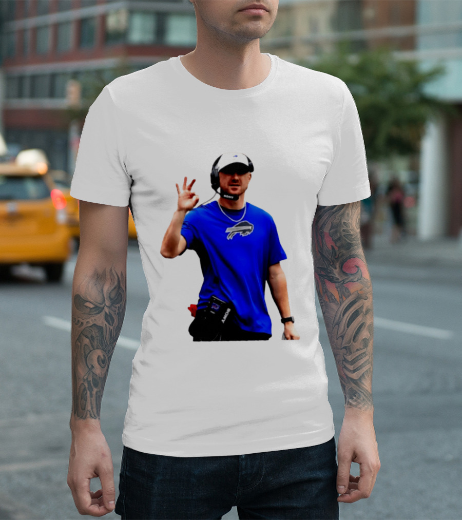 Joe Brady Buffalo Bills Coaching Moments Buffalo T-Shirt