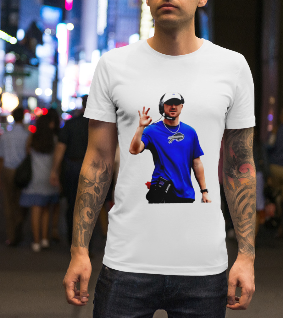 Joe Brady Buffalo Bills Coaching Moments Buffalo T-Shirt