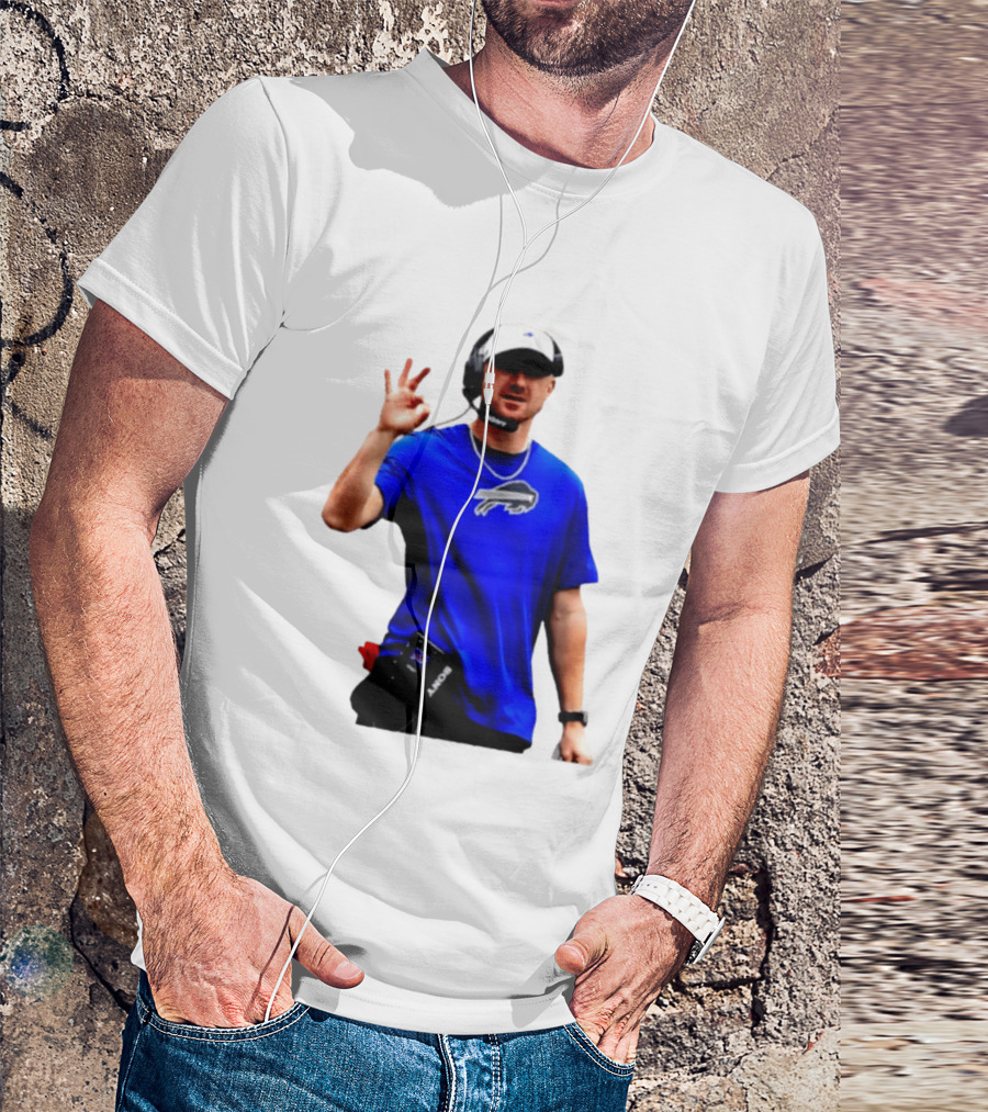 Joe Brady Buffalo Bills Coaching Moments Buffalo T-Shirt