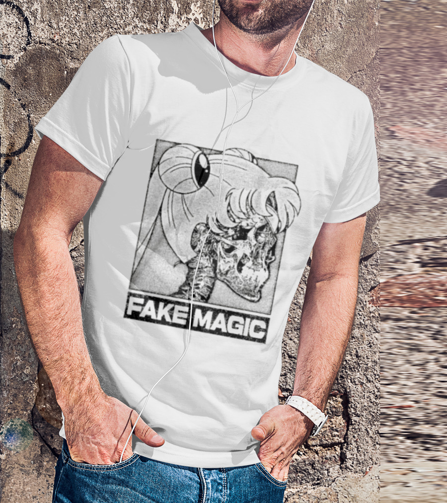 FAKE MAGIC Skull Anime Goth Sailor Moon T-Shirt