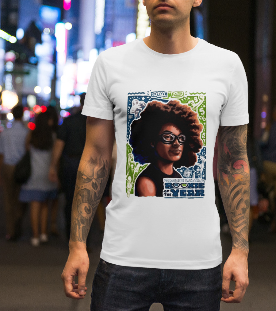 Olivia Miles Minnesota Lynx 2026 WNBA Rookie Of The Year Basketball Champion T-Shirt