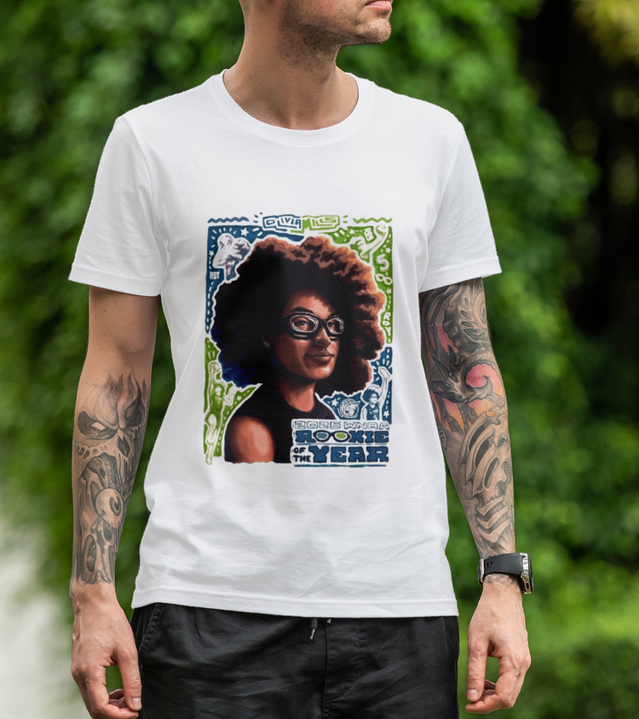 Olivia Miles Minnesota Lynx 2026 WNBA Rookie Of The Year Basketball Champion T-Shirt