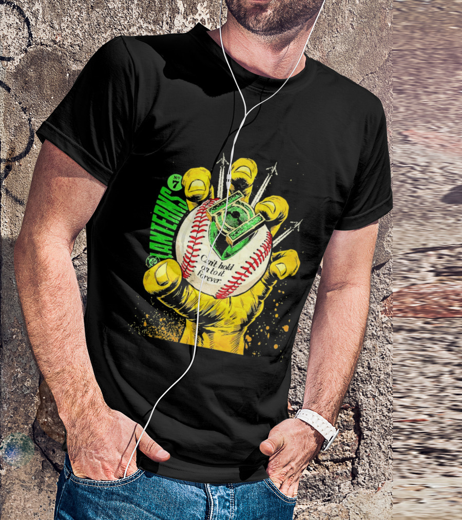 DC Comics Lanterns No 7 Can't Hold On To It Forever Baseball Glove T-Shirt