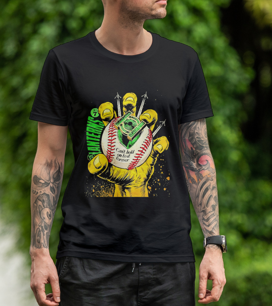 DC Comics Lanterns No 7 Can't Hold On To It Forever Baseball Glove T-Shirt