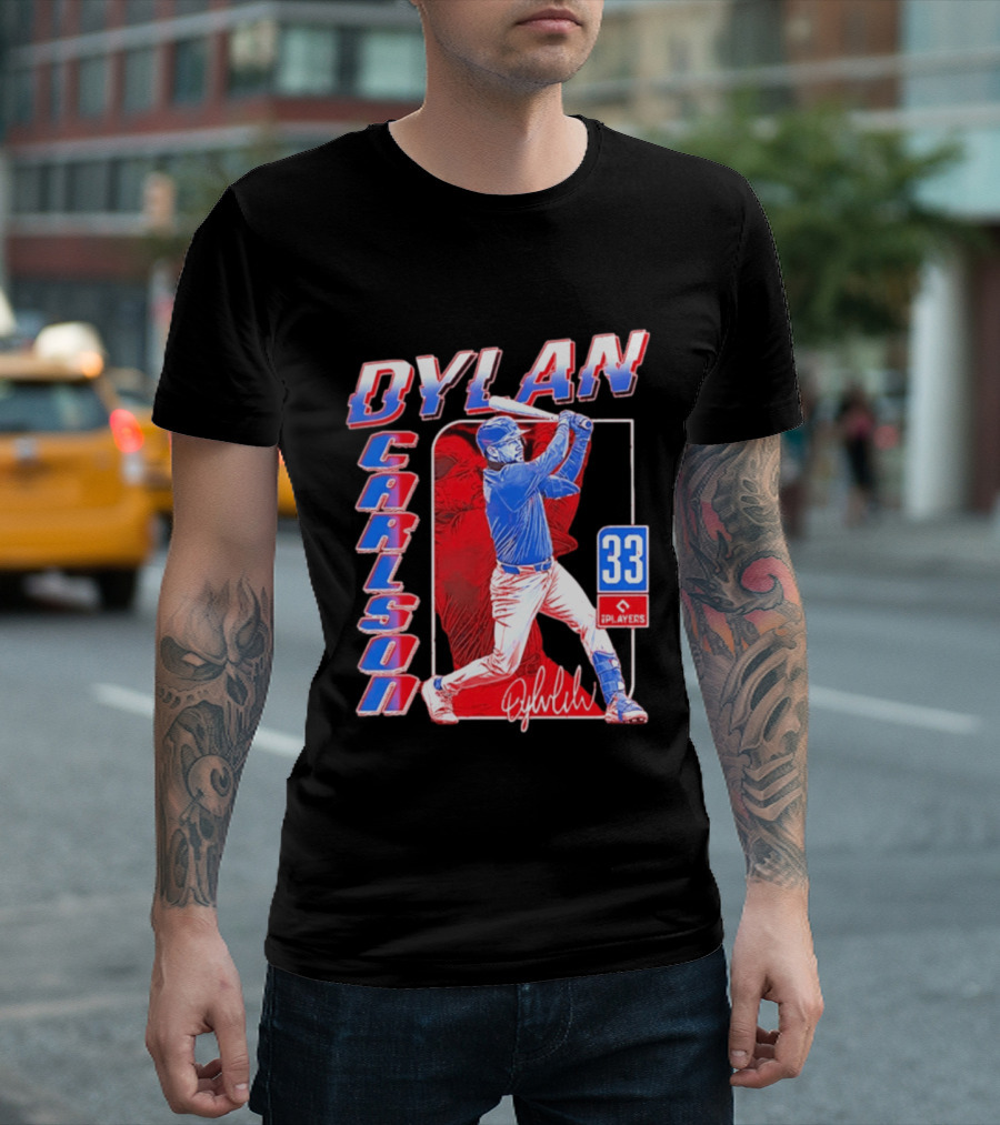 Dylan Carlson Baseball 33 Swing Players T-Shirt