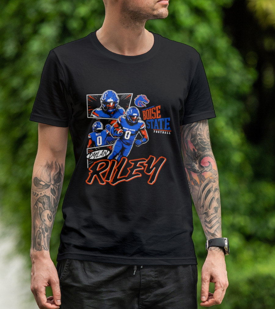 Boise State Broncos Football Riley Comic Book T-Shirt