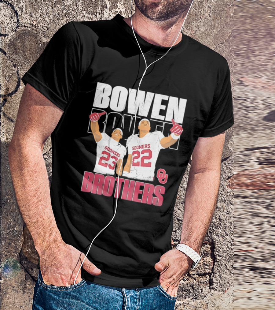 Bowen Brothers Sooners NCAA Football OU T-Shirt