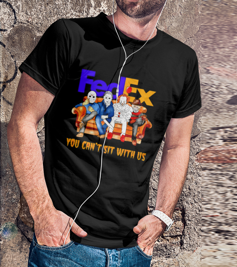 FedEx Horror Friends Halloween 2026 You Can't Sit With Us T-Shirt