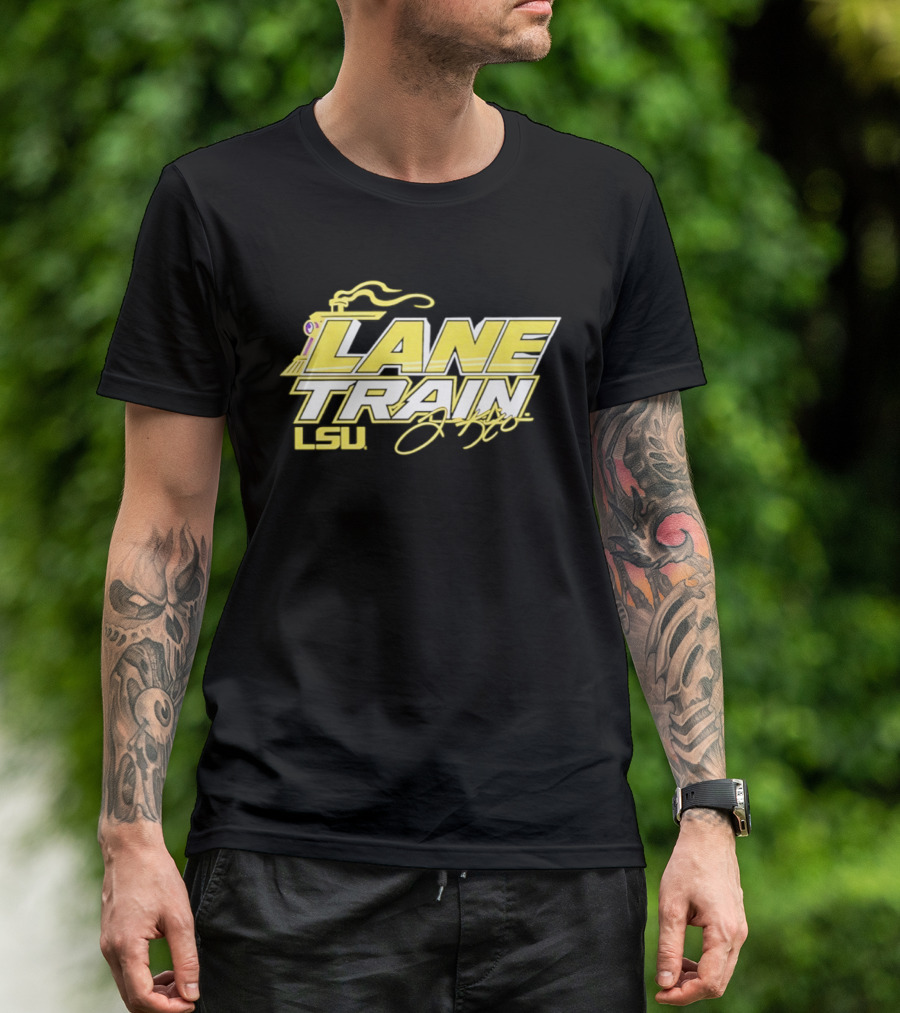 Lane Kiffin LSU Lane Train Football Tigers T-Shirt