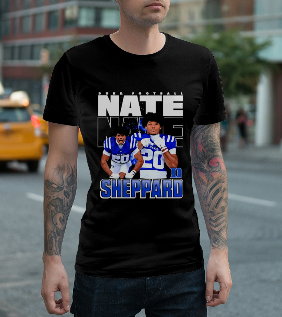 Super Football Nate Sheppard Duke Blue Devils 90s T-Shirt