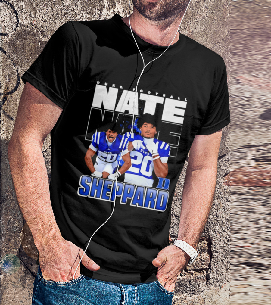 Super Football Nate Sheppard Duke Blue Devils 90s T-Shirt