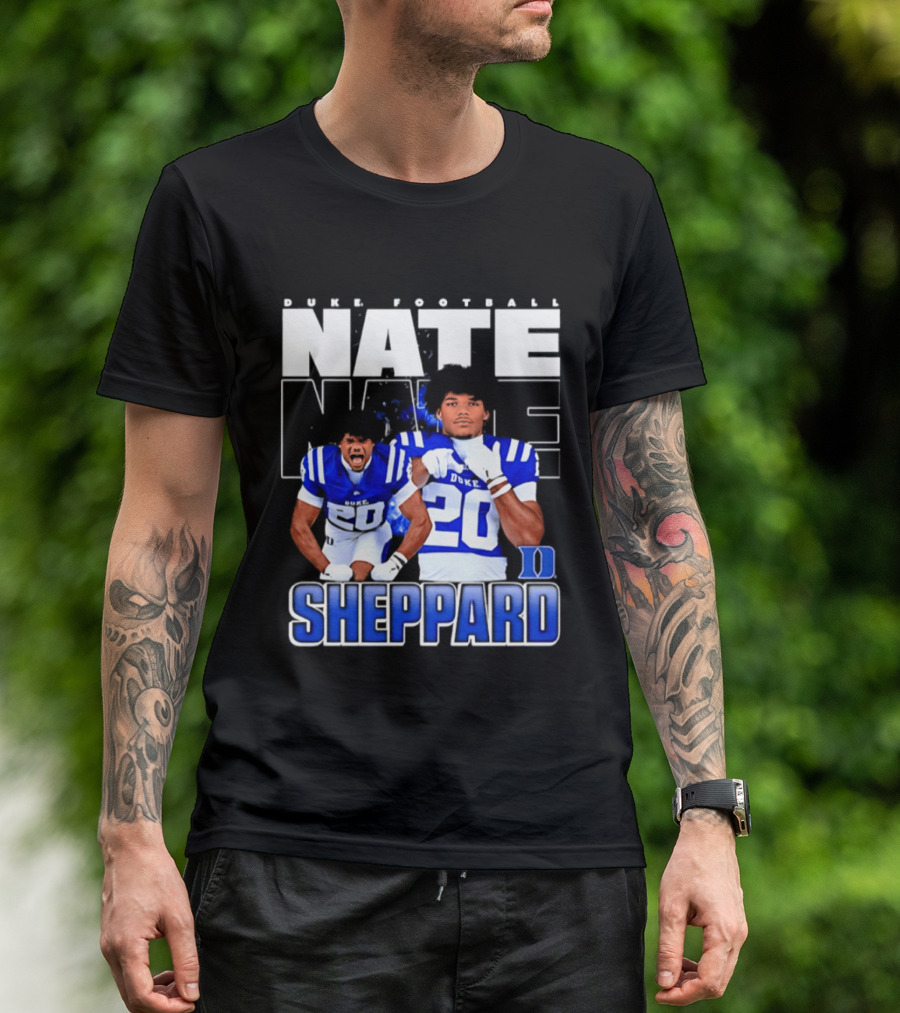 Super Football Nate Sheppard Duke Blue Devils 90s T-Shirt
