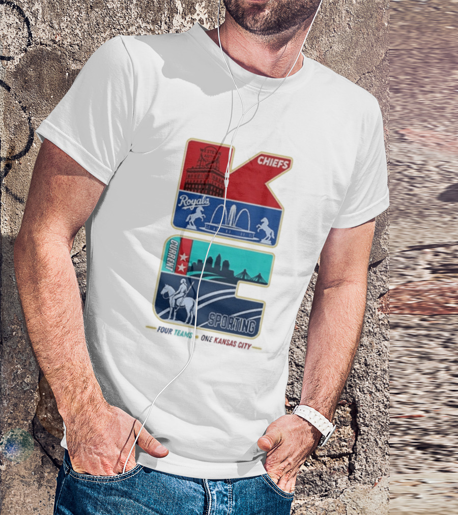 Chiefs Royals Current Sporting Kansas City Western Auto T-Shirt