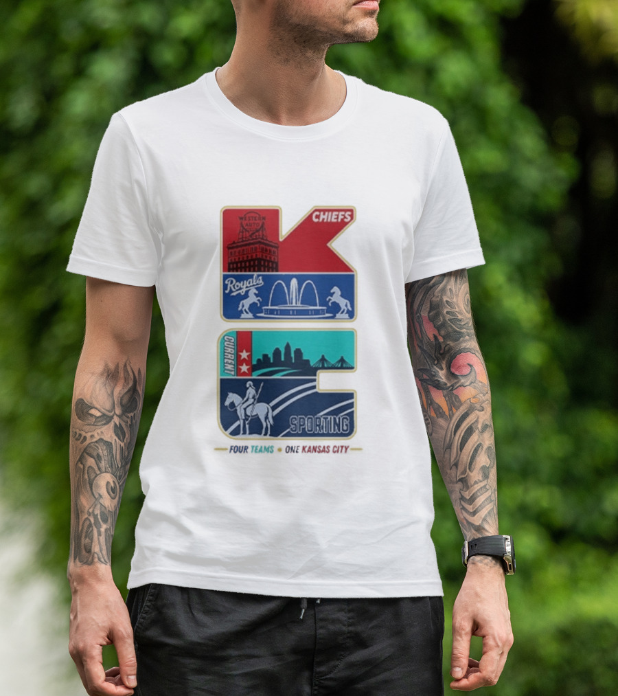 Chiefs Royals Current Sporting Kansas City Western Auto T-Shirt