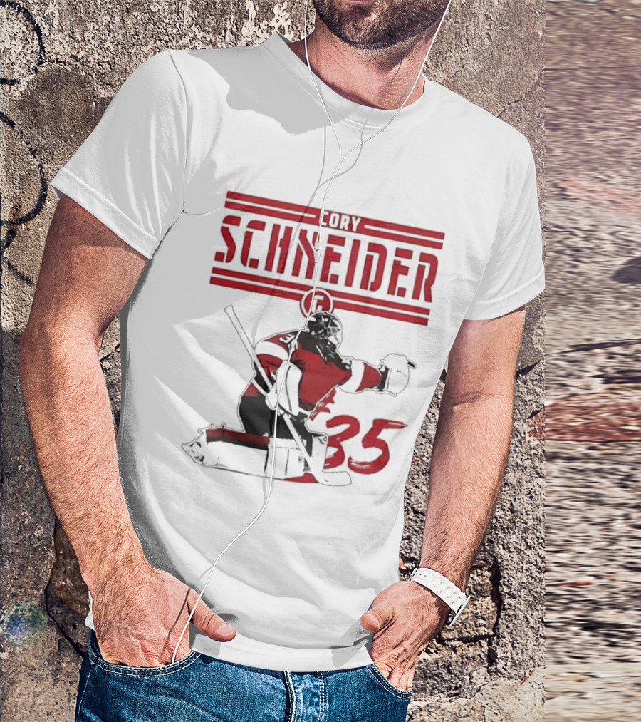 Cory Schneider New Jersey Devils Hockey Player 35 T-Shirt