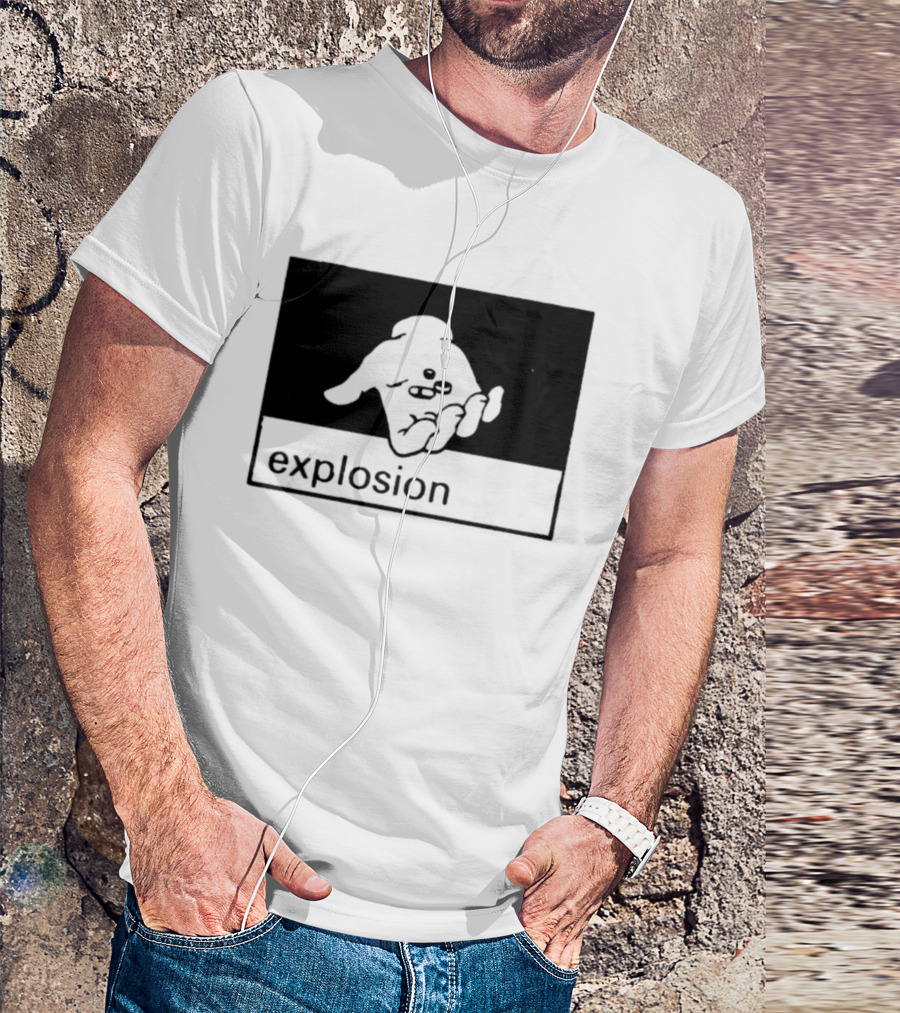 Explosion Hand Holding Pills Medication T-Shirt