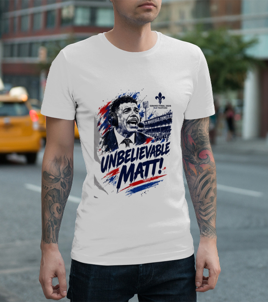 Grand Final 2026 Unbelievable Matt Fleur De Lis Stadium Announcer T-Shirt