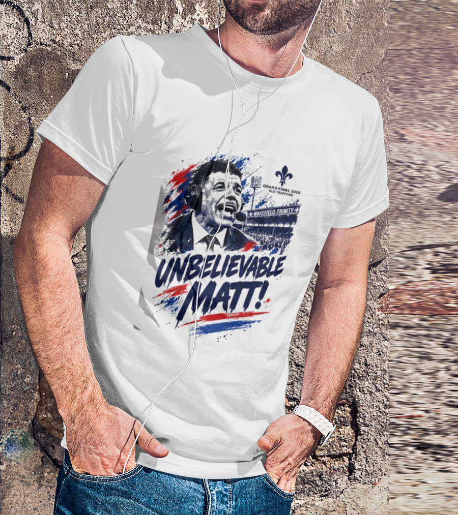 Grand Final 2026 Unbelievable Matt Fleur De Lis Stadium Announcer T-Shirt