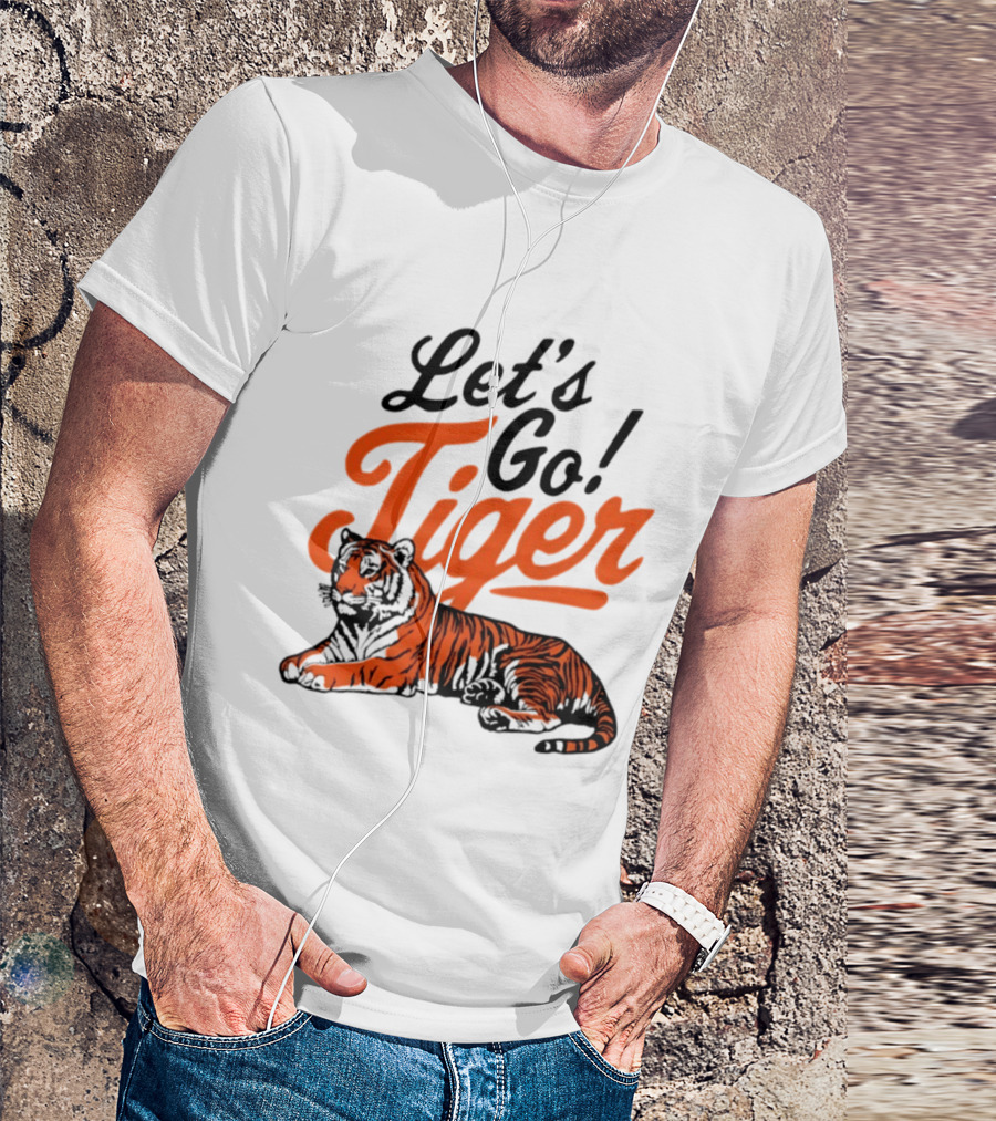 Let's Go Tiger Cincinnati Bengals Football Fan Gear T-Shirt