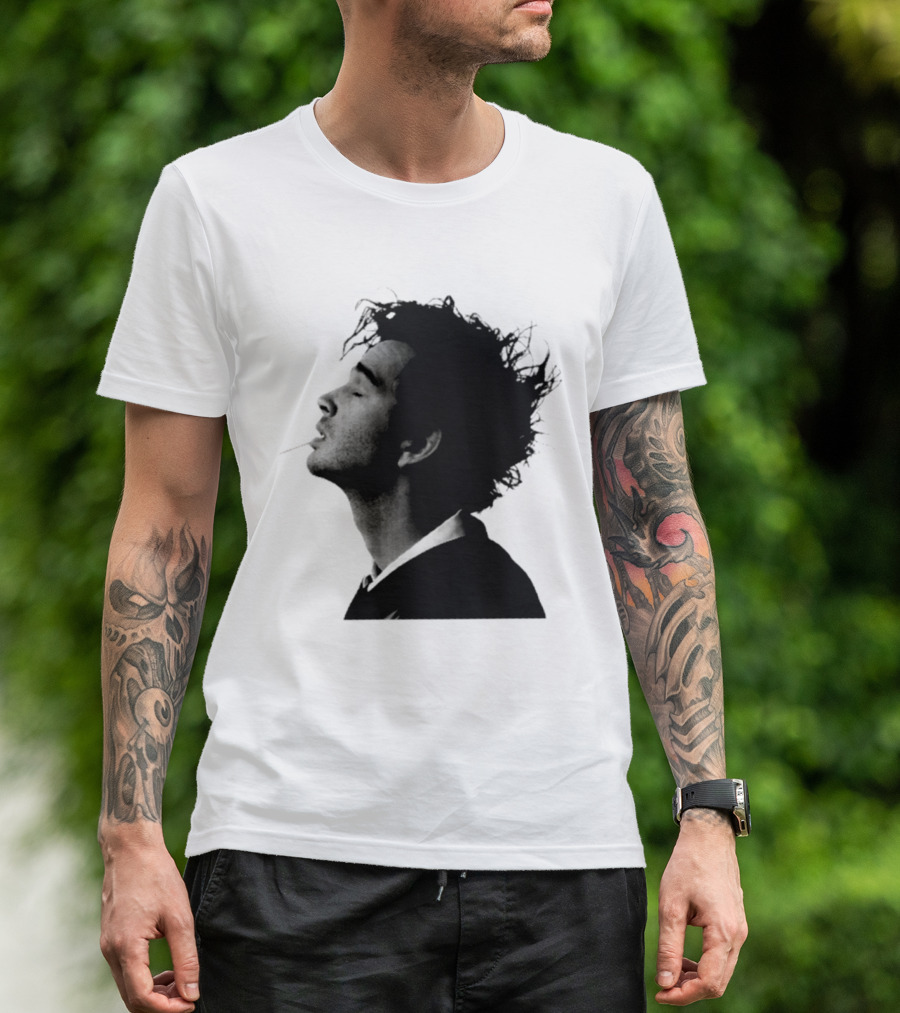 Matty Healy The 1975 Indie Rock Alternative Silhouette Smoking T-Shirt