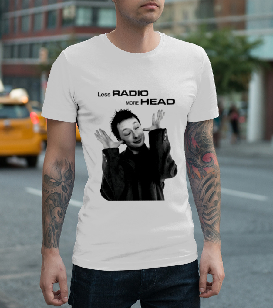 Thom Yorke Less Radio More Head Radiohead T-Shirt