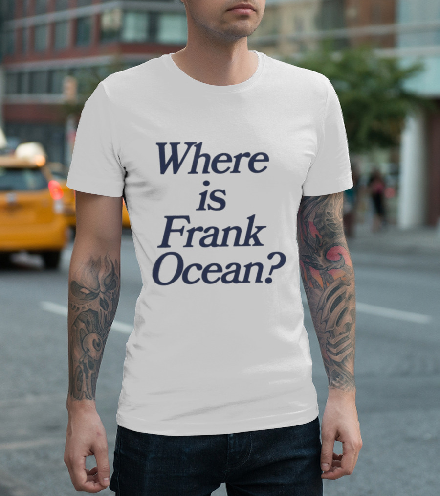 Where Is Frank Ocean R&B Blonde Channel Orange T-Shirt
