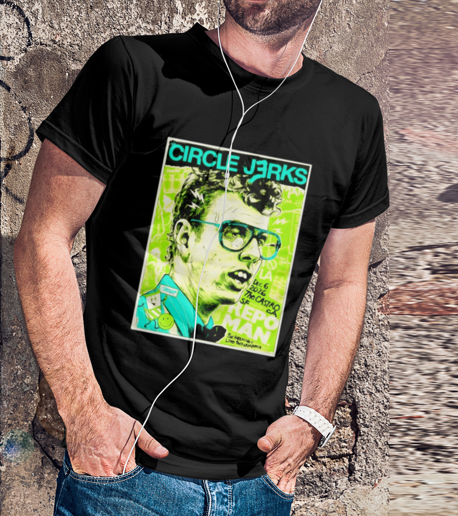 Circle Jerks Repo Man Screening Dec 6 2026 The Castro SF Live Performance T-Shirt