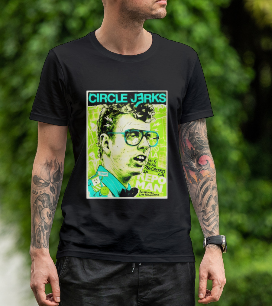 Circle Jerks Repo Man Screening Dec 6 2026 The Castro SF Live Performance T-Shirt