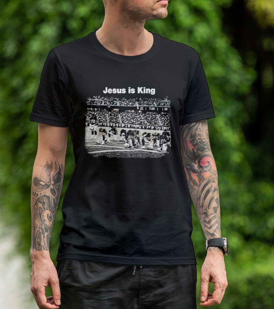 Jesus Is King Pray Football Las Vegas T-Shirt