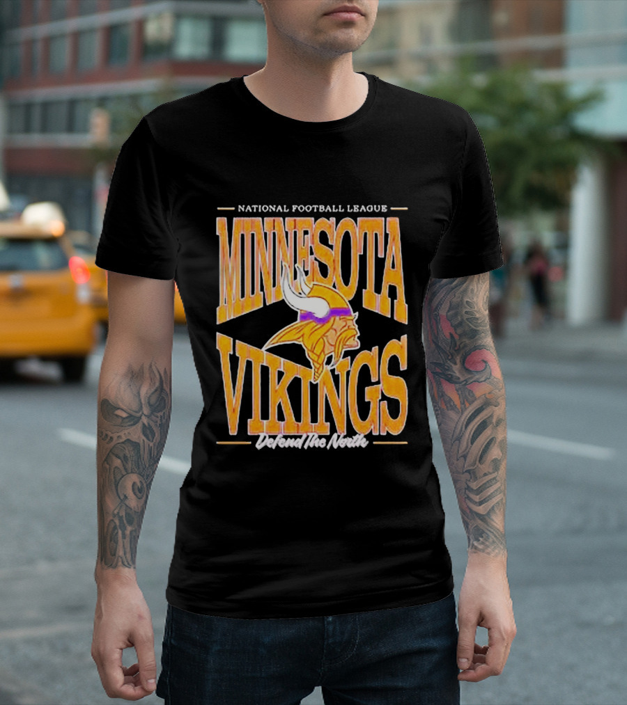 National Football League Minnesota Vikings Defend The North T-Shirt