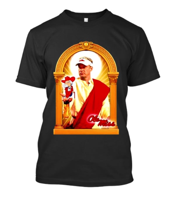 Lane Kiffin Ole Miss Colonel Reb Archway T-Shirt