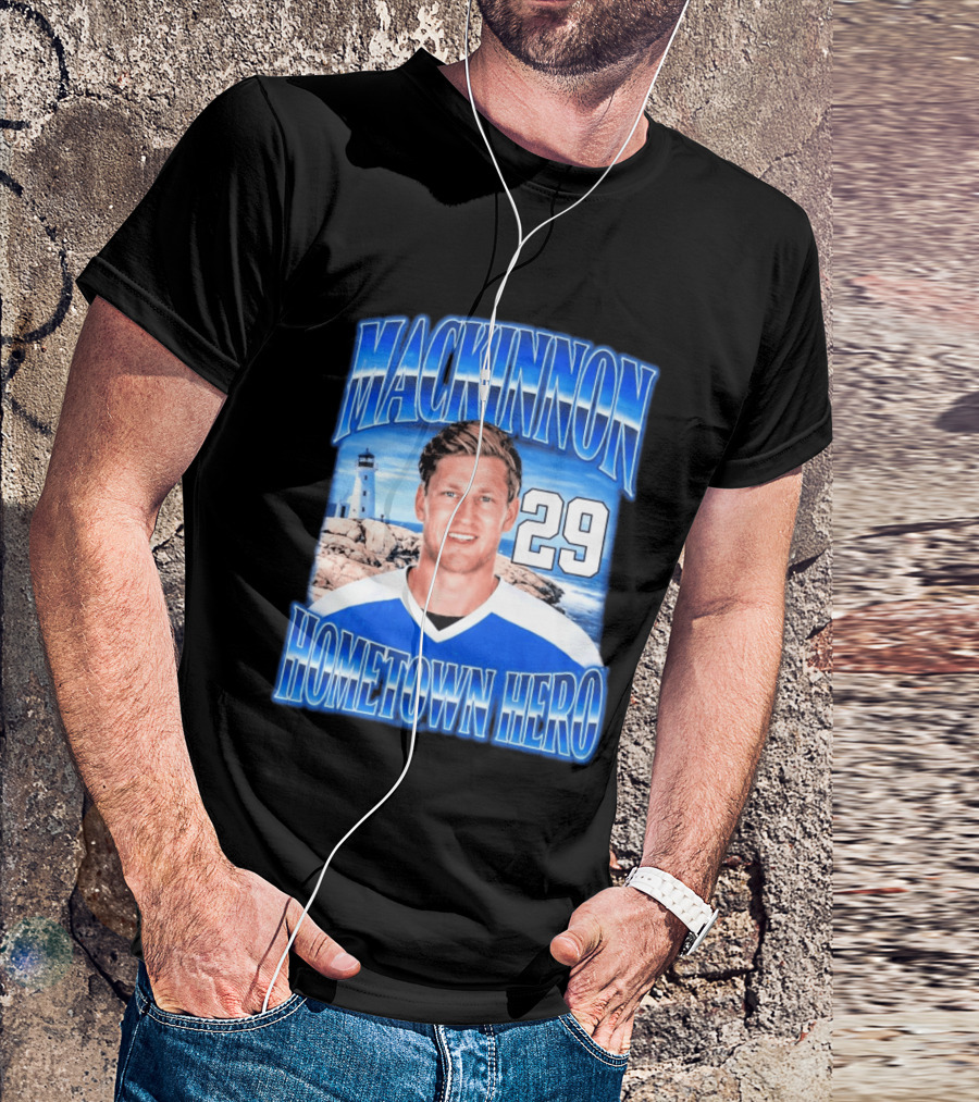 Mackinnon 29 Hometown Hero Lighthouse Scene T-Shirt