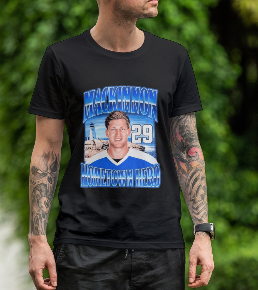 Mackinnon 29 Hometown Hero Lighthouse Scene T-Shirt