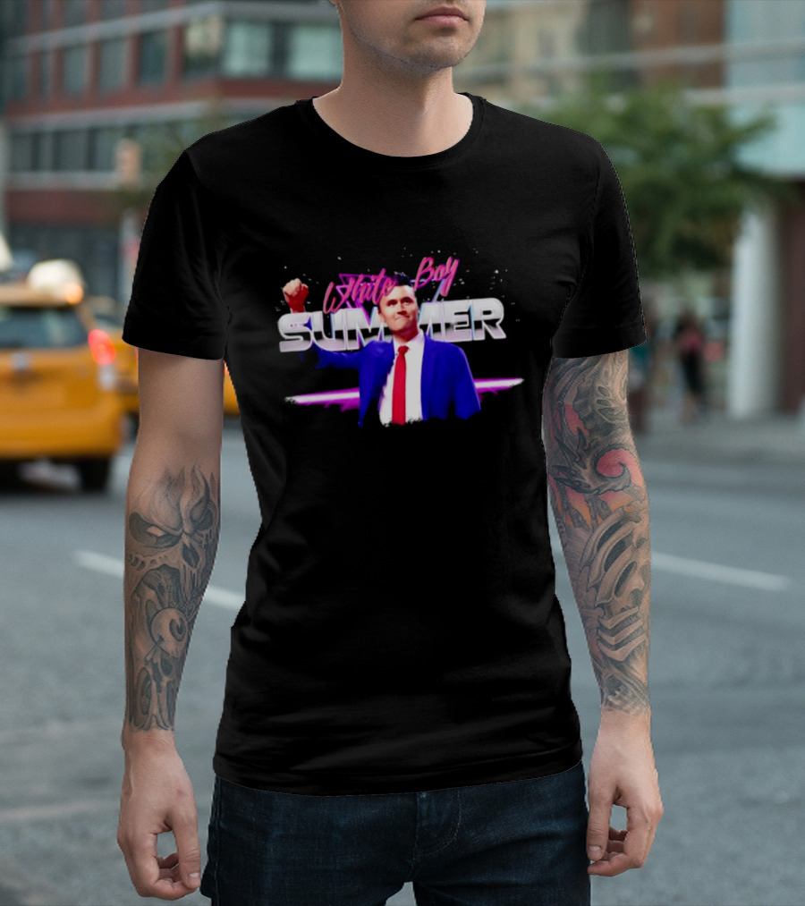 White Boy Summer Vibe Charlie Kirk Celebration T-Shirt