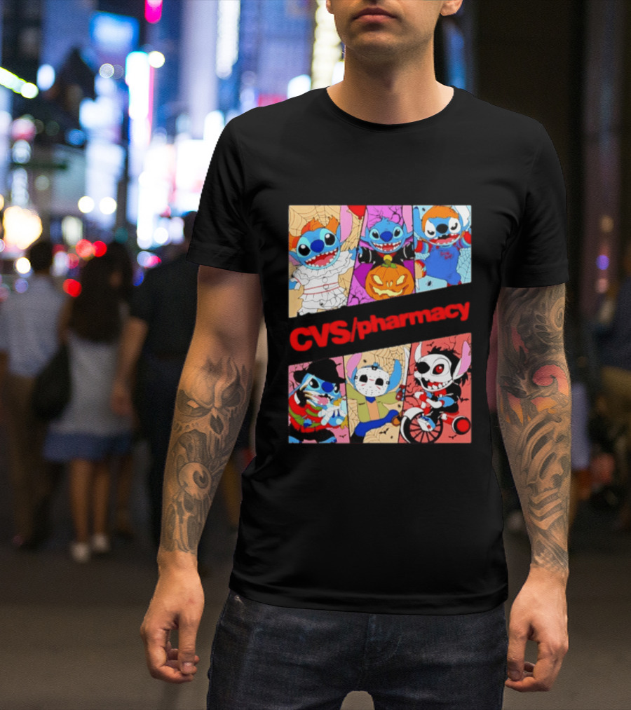 Stitch Horror Halloween CVS Pharmacy 2026 Movie T-Shirt