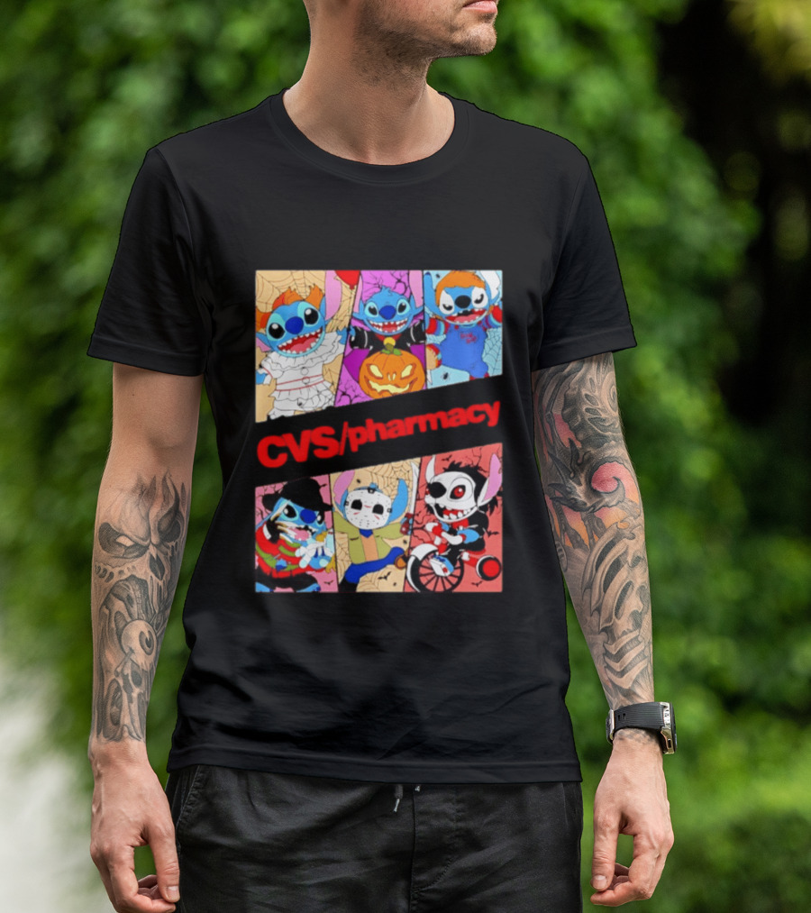 Stitch Horror Halloween CVS Pharmacy 2026 Movie T-Shirt
