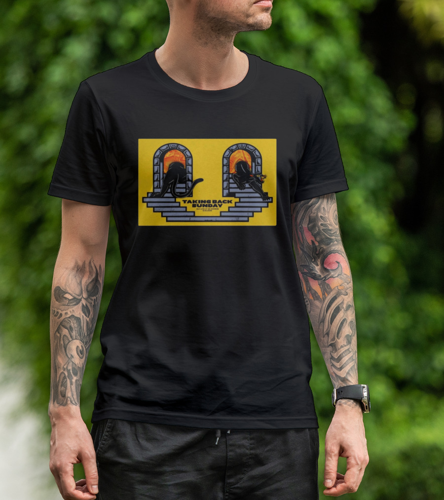 Taking Back Sunday Live At 20 Monroe Sep 30 2026 Concert Grand Rapids Michigan Panther T-Shirt