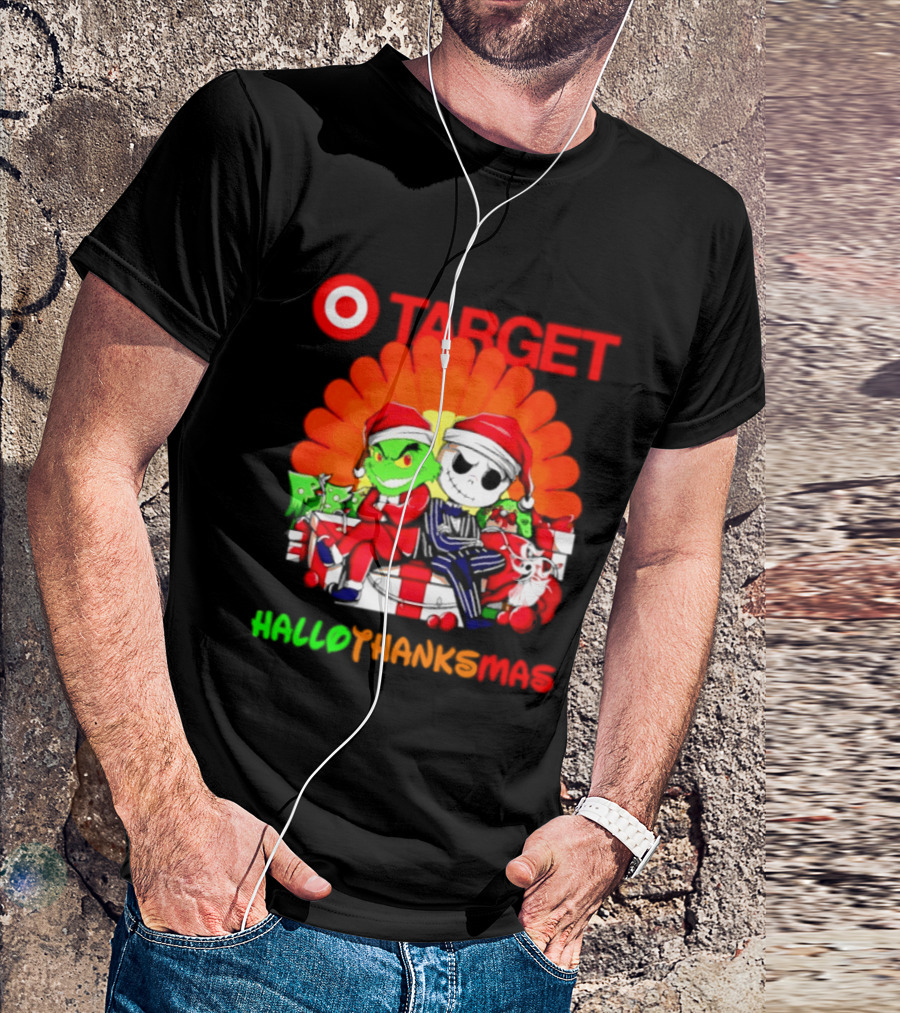 Target Grinch Jack Skellington Hallothanksmas 2026 T-Shirt