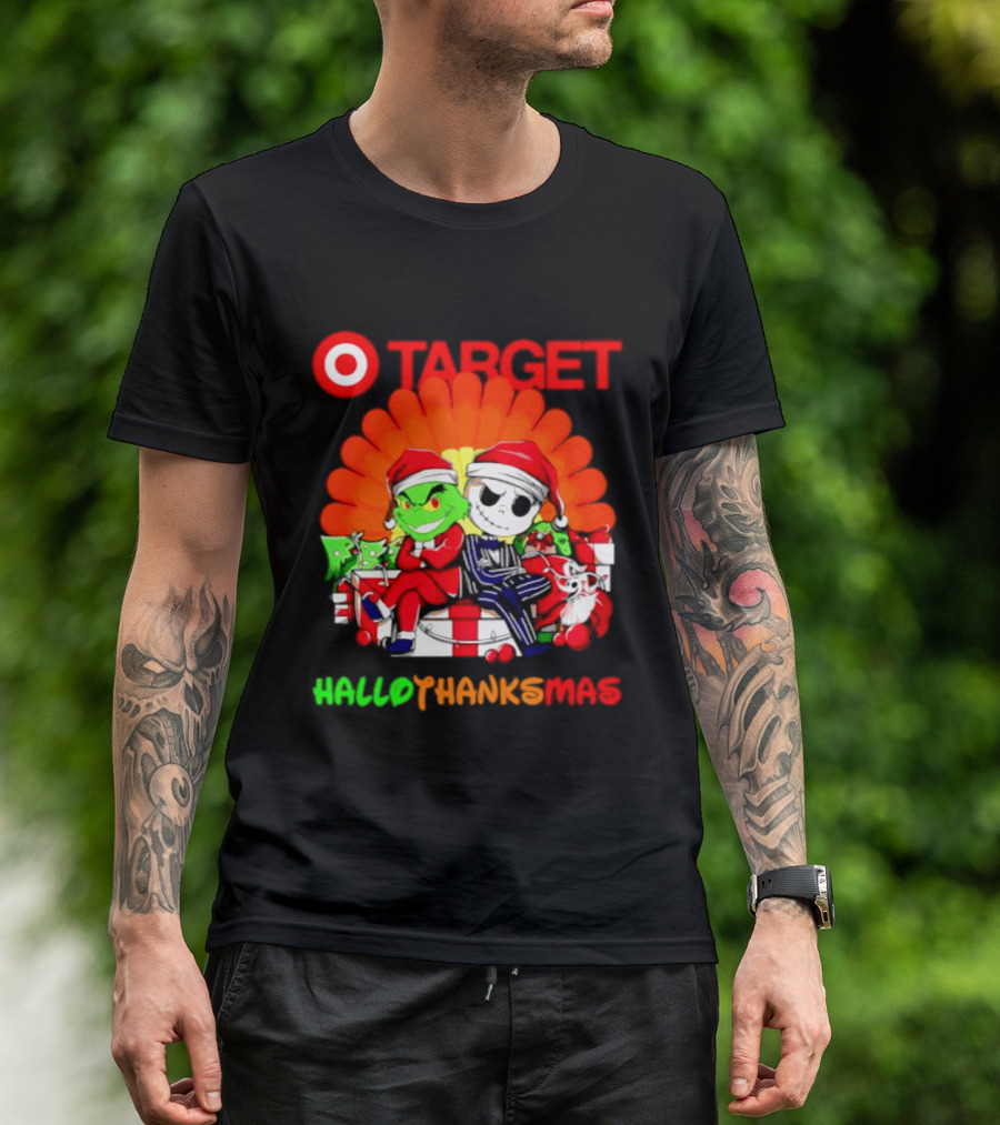 Target Grinch Jack Skellington Hallothanksmas 2026 T-Shirt