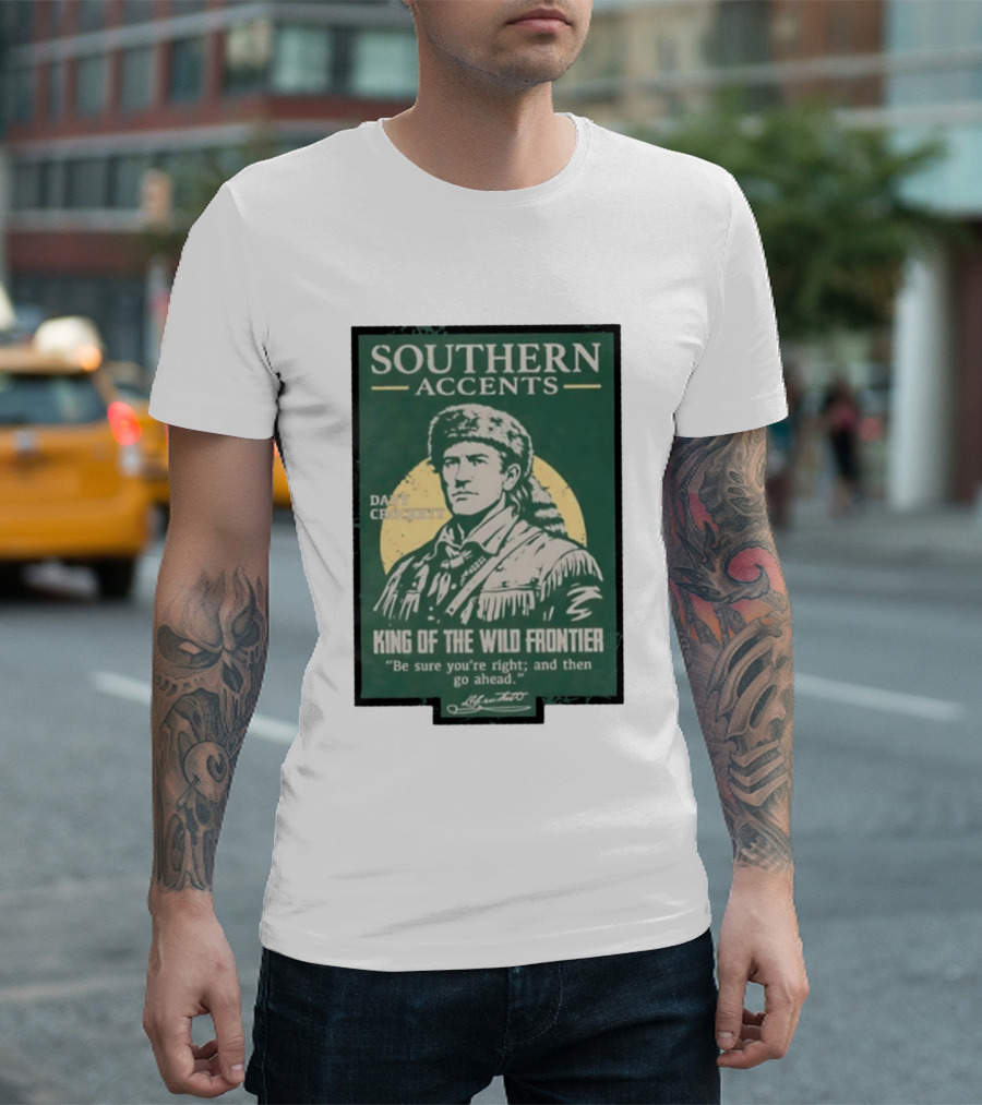 Southern Accents Davy Crockett King Of The Wild Frontier T-Shirt