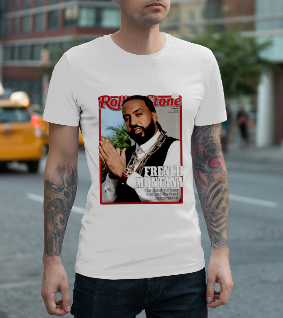 Rolling Stone Canada September 2026 French Montana Global Hitmaker New Era Of Independence T-Shirt