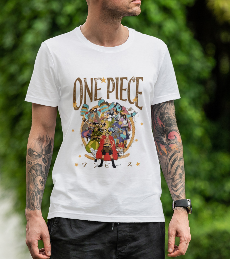 One Piece Elbaph Group Cartoon T-Shirt