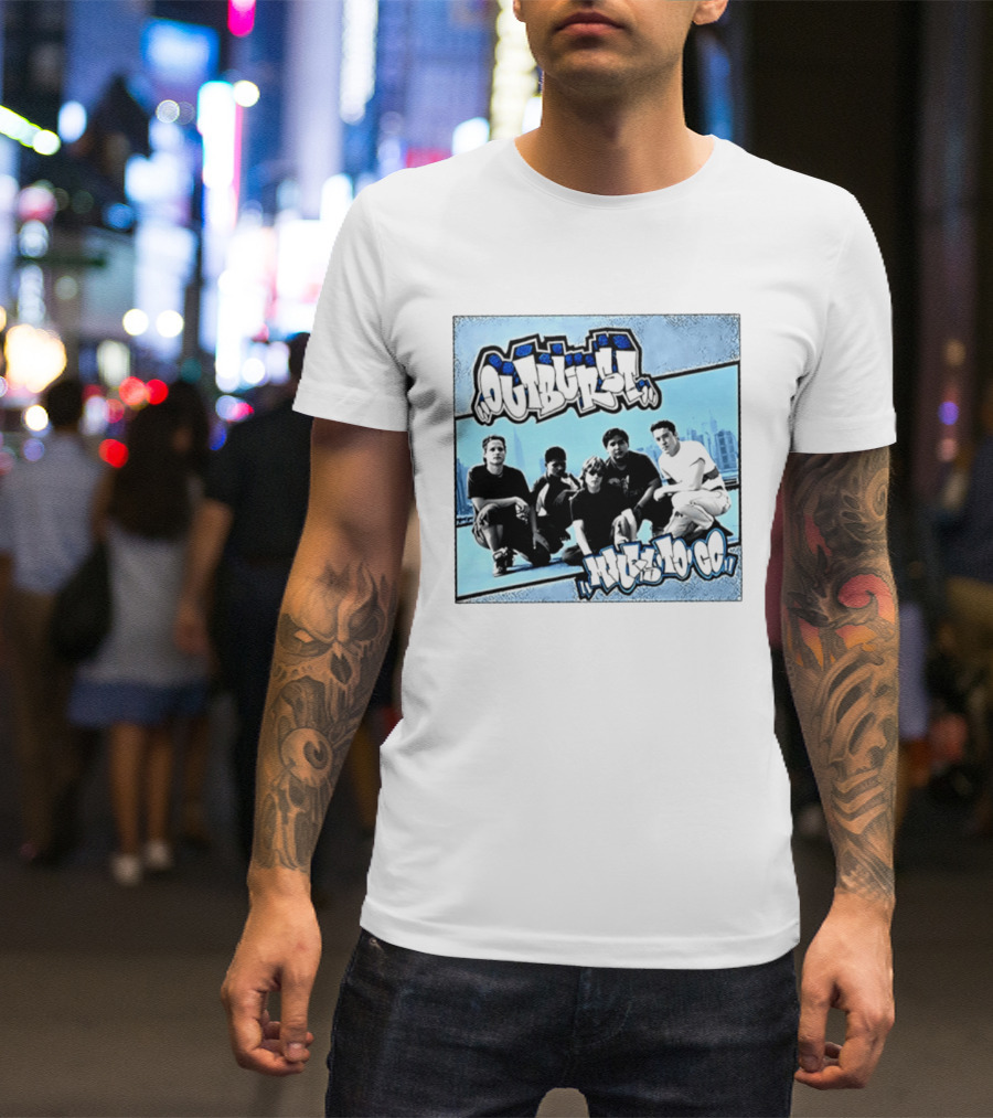 Outburst Miles To Go NYHC Skyline Band Photo T-Shirt