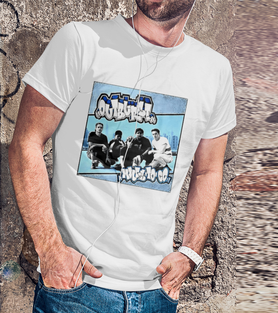 Outburst Miles To Go NYHC Skyline Band Photo T-Shirt