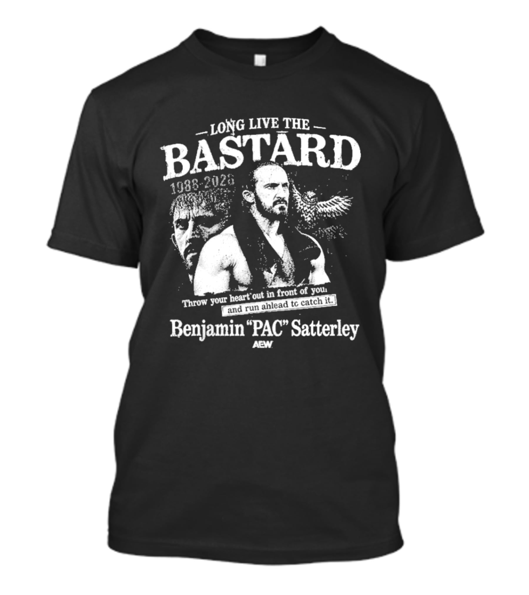 Aew Benjamin PAC Satterley 1986 2020 Long Live The Bastard T-Shirt