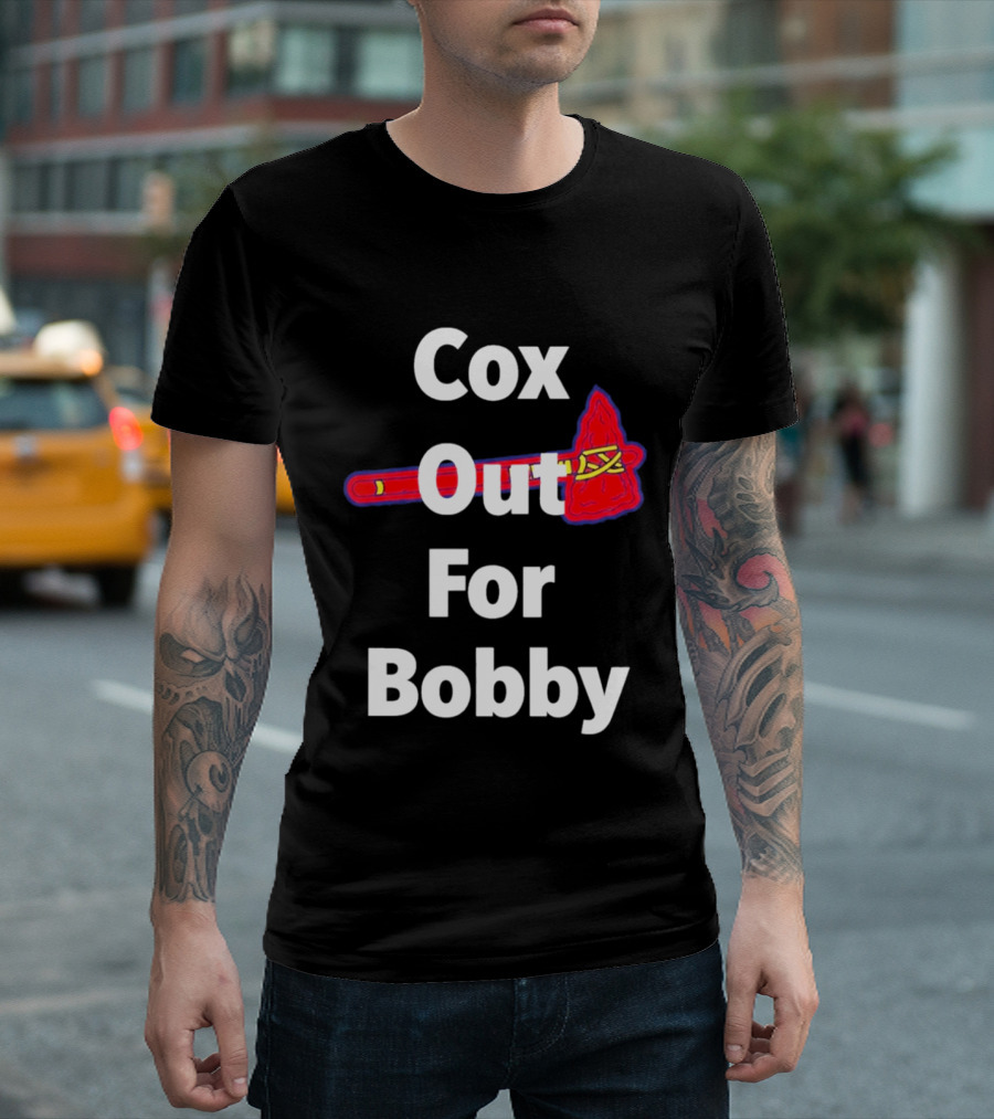 Atlanta Braves Cox Out For Bobby Game Day Celebration T-Shirt